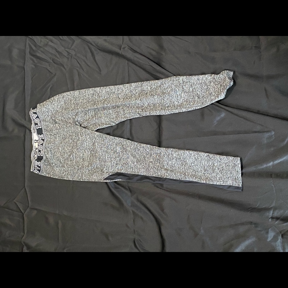 Gray leggings